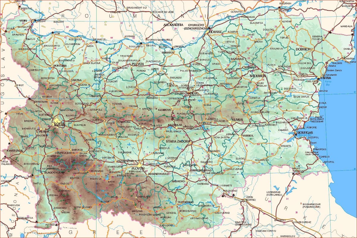 mapa de búlgar costa
