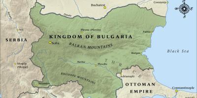 Mapa del búlgar antic