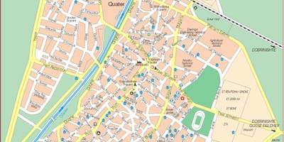 Bansko, bulgària mapa