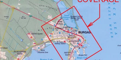 Mapa burgas, Bulgària